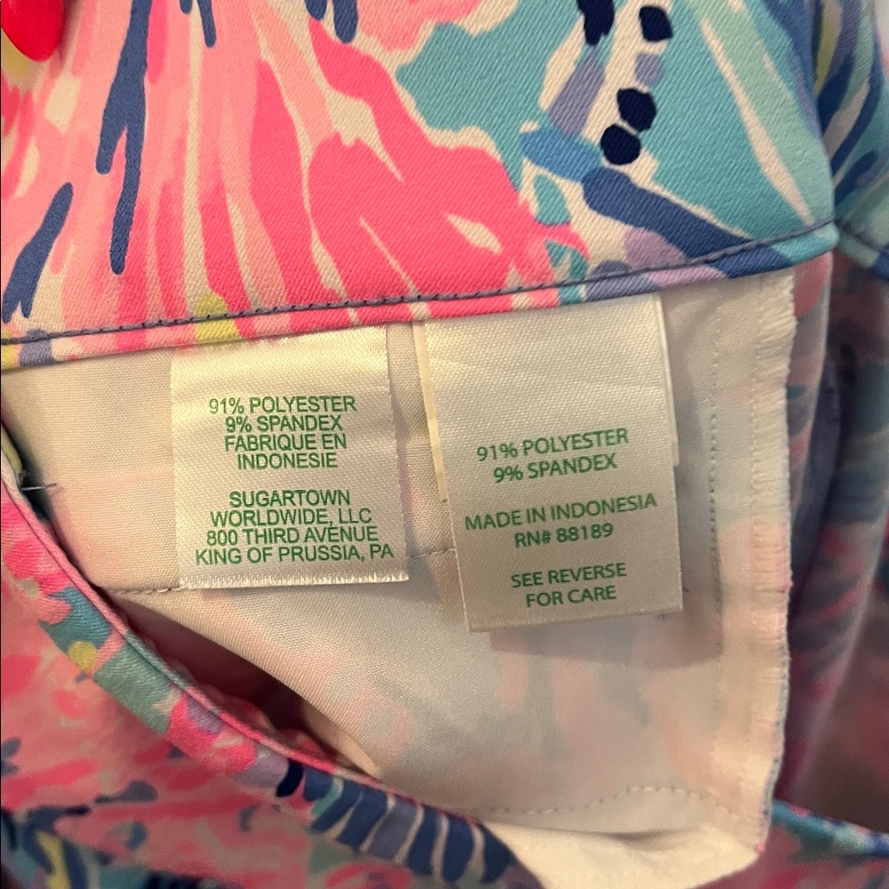 Lilly Pulitzer Luxletic Corso Pants - Size 4 - Picture 7 of 7